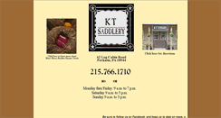 Desktop Screenshot of ktsaddlery.com